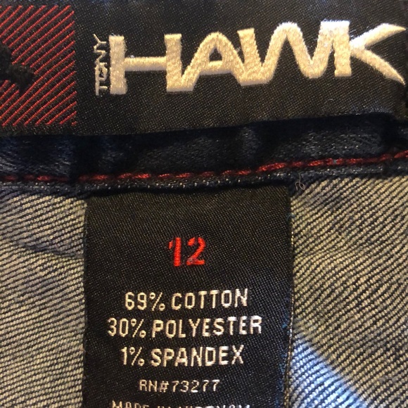 Tony Hawk skinny jeans boys size 12 - Picture 2 of 4